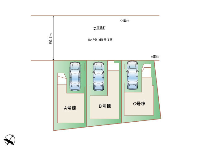 ハートフルタウン大森南4丁目48番の見取り図