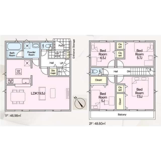 クレイドルガーデン柏市戸張 第8の見取り図
