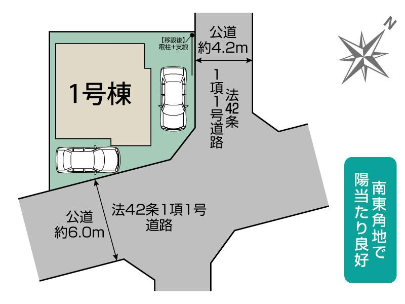 ブルーミングガーデン川越市今福１棟の見取り図