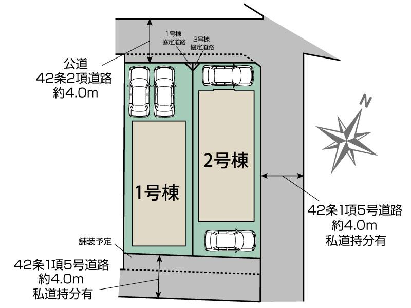 ブルーミングガーデンさいたま市浦和区大東１丁目３期２棟の見取り図