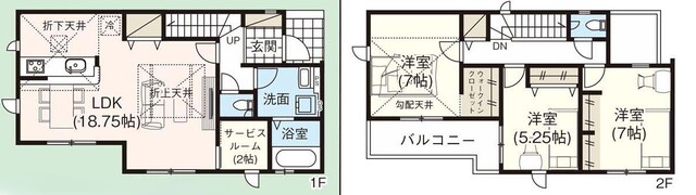 グラファーレ4319川口市榛松８期１棟の見取り図