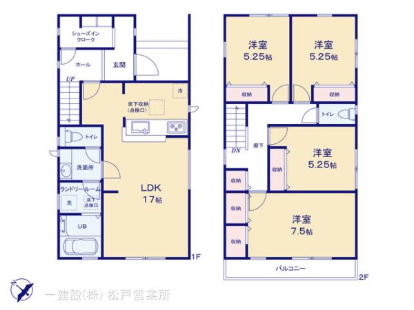 リーブルガーデン佐倉市井野第５の見取り図
