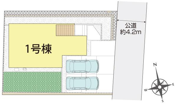 ブルーミングガーデン岡山市北区谷万成１丁目１棟の見取り図