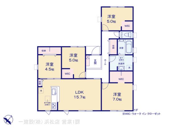 リーブルガーデン田原市神戸町東大坪の見取り図