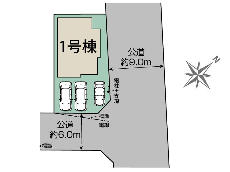 ブルーミングガーデン入間市久保稲荷４丁目１棟の見取り図