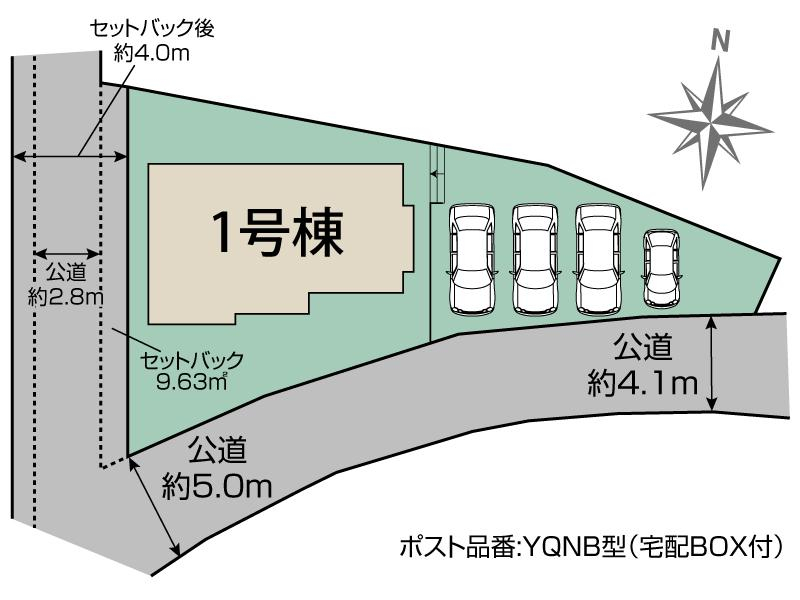 ブルーミングガーデン小牧市二重堀１棟の見取り図