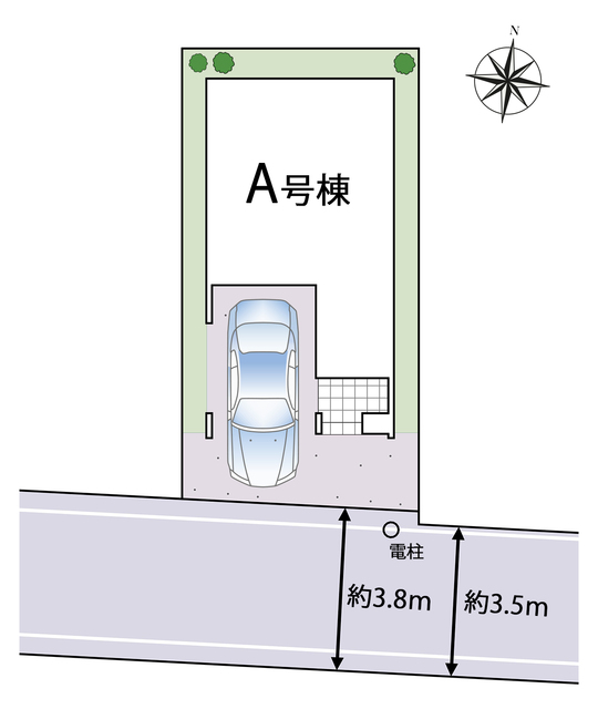 ハートフルタウン江戸川区北小岩4丁目154番の見取り図