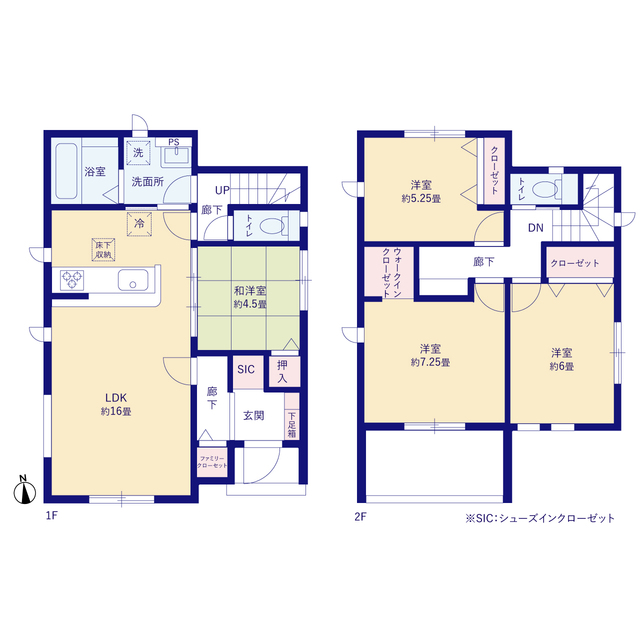 グラファーレ4347仙台市若林１３期３棟の見取り図