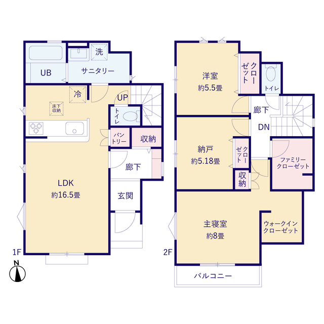 ティアラ4291東村山市恩多町６期９棟の見取り図