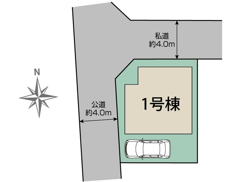 ブルーミングガーデン所沢市北所沢町１棟の見取り図