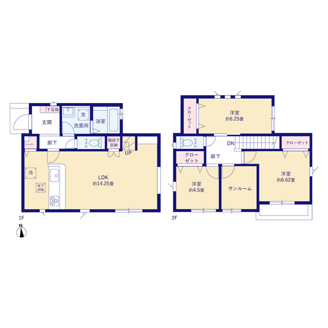 グラファーレ4205横浜市上永谷２期１棟の見取り図