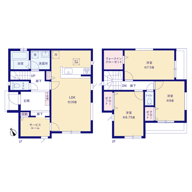 グラファーレ4329相模原市星が丘８期２棟の見取り図