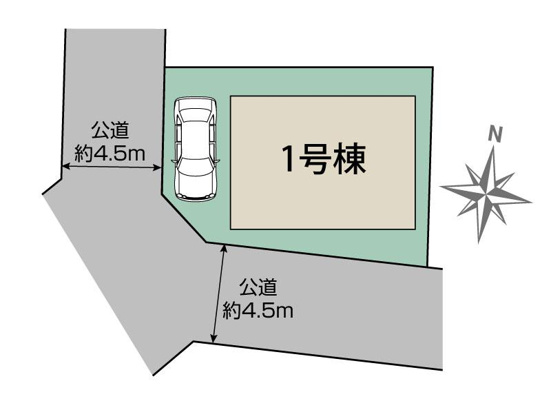 横浜市旭区金が谷1丁目1棟 区画図