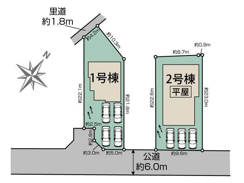 泉南市男里7丁目2棟 区画図