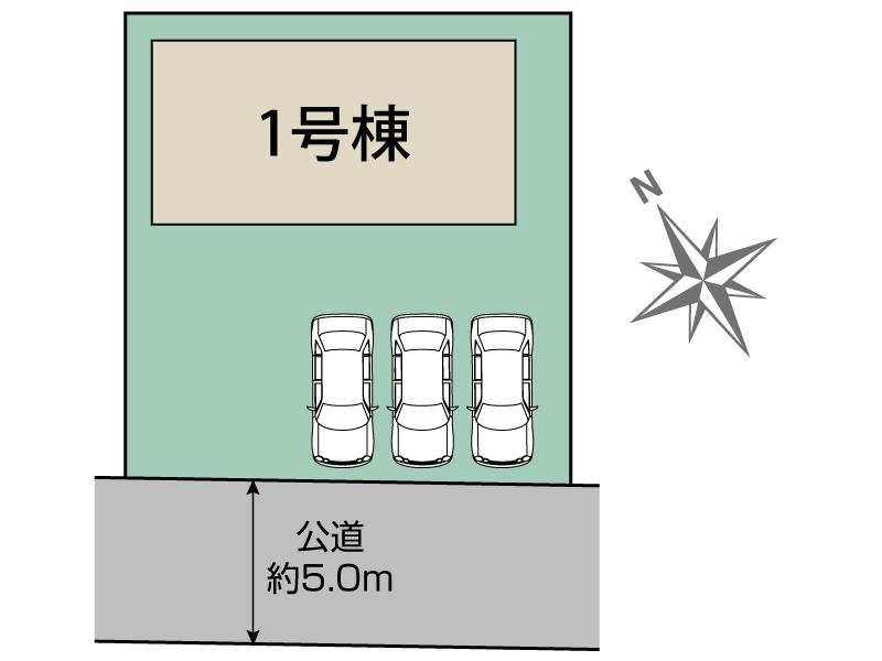 ブルーミングガーデン深谷市上柴町東５丁目１棟の見取り図