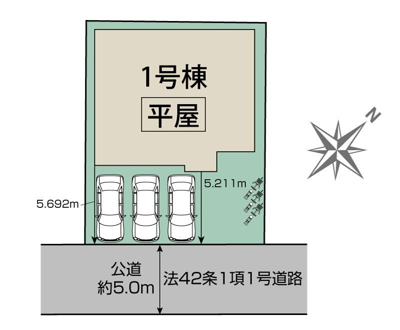ブルーミングガーデン川越市日東町１棟の見取り図