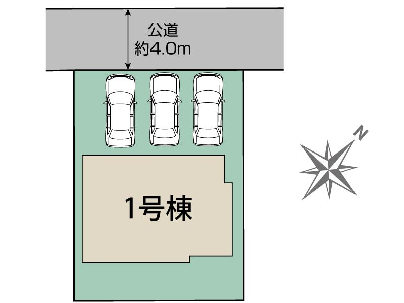我孫子市台田2丁目1棟 区画図