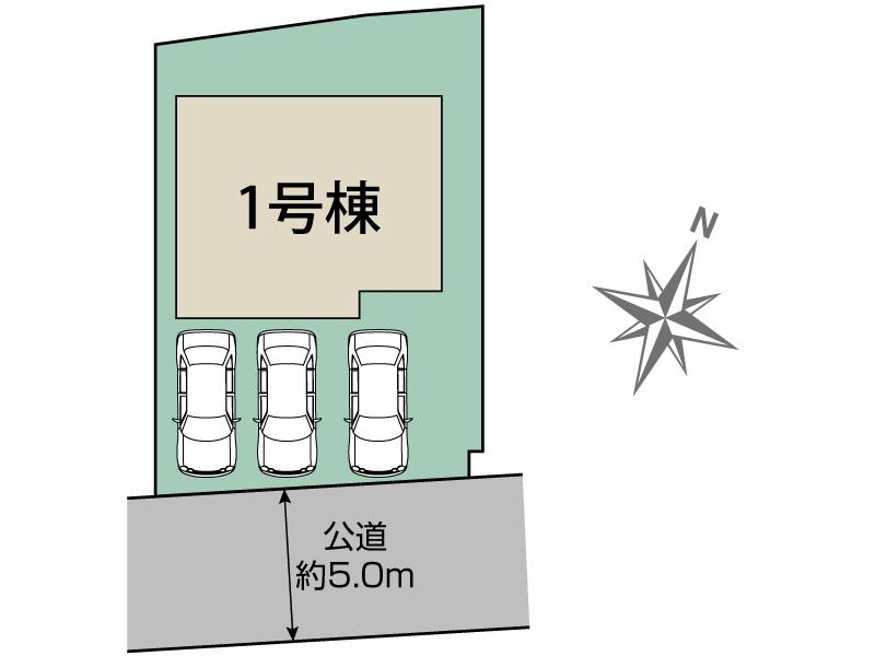 千葉市稲毛区長沼町3期1棟 区画図