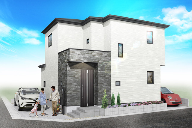 1号棟外観完成予想図