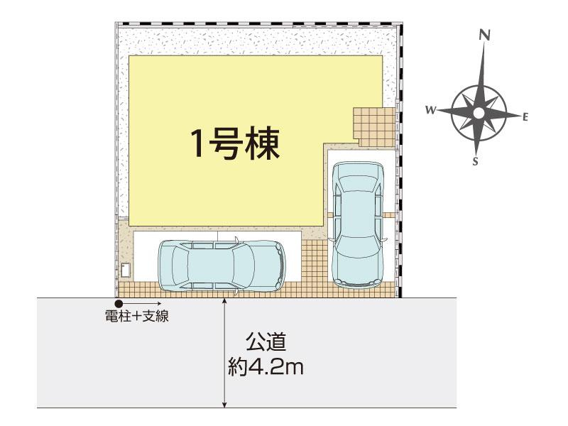 ブルーミングガーデン練馬区南大泉３丁目１棟の見取り図
