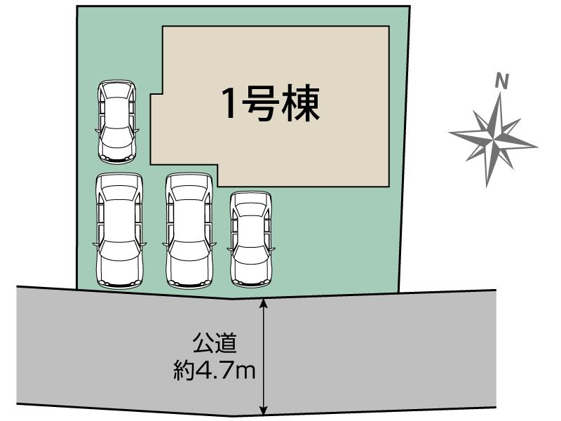 秦野市堀西1棟 区画図