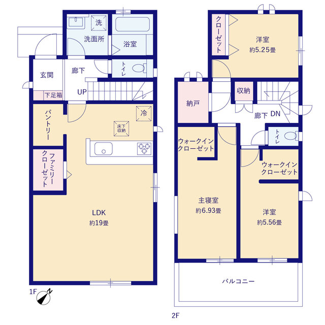 グラファーレ4392廿日市市福面３棟の見取り図