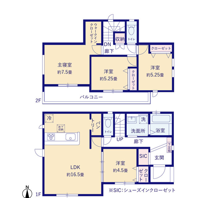 グラファーレ4395奈良市押熊町５棟の見取り図