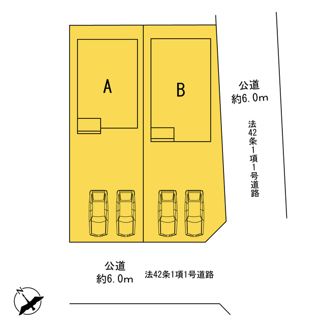 ハートフルタウン町田市鶴川1丁目7番の見取り図