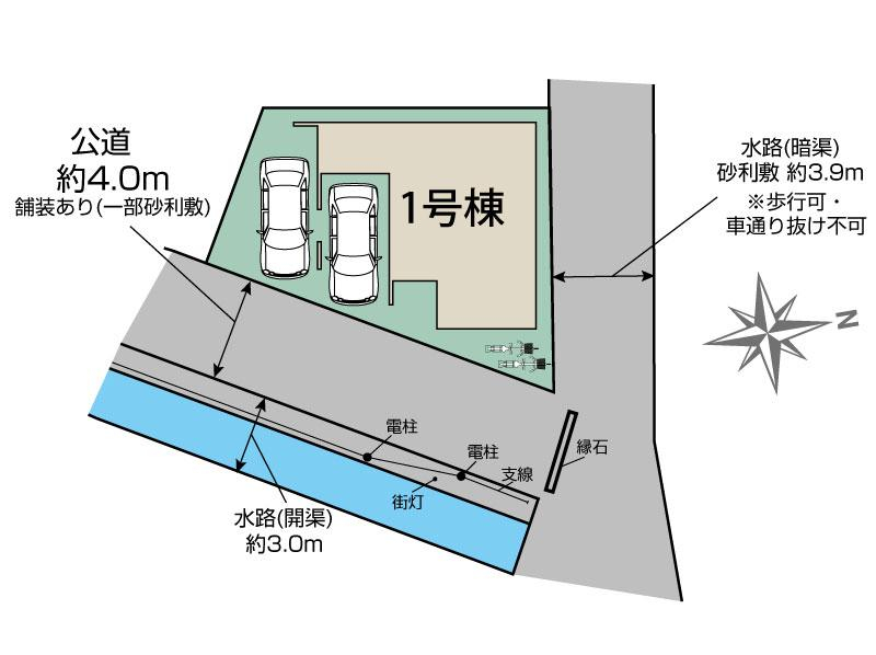 ブルーミングガーデン川越市仙波町４丁目１棟の見取り図