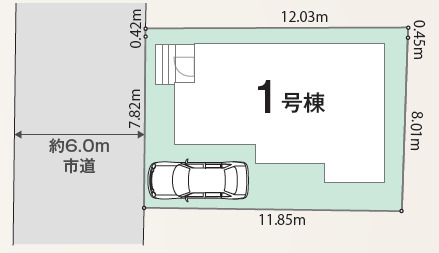 リナージュ清瀬竹丘２丁目　第１期の見取り図