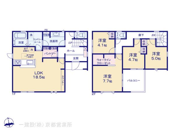 リーブルガーデン南丹市園部町美園町２期の見取り図