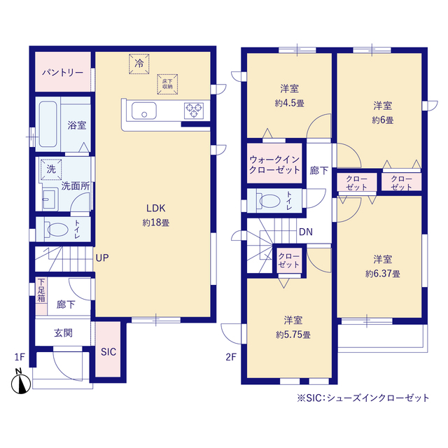 グラファーレ4305横浜市和泉町６期３棟の見取り図