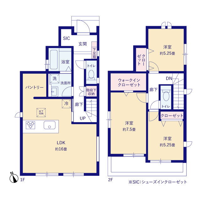グラファーレ4213調布市国領町４期２棟の見取り図