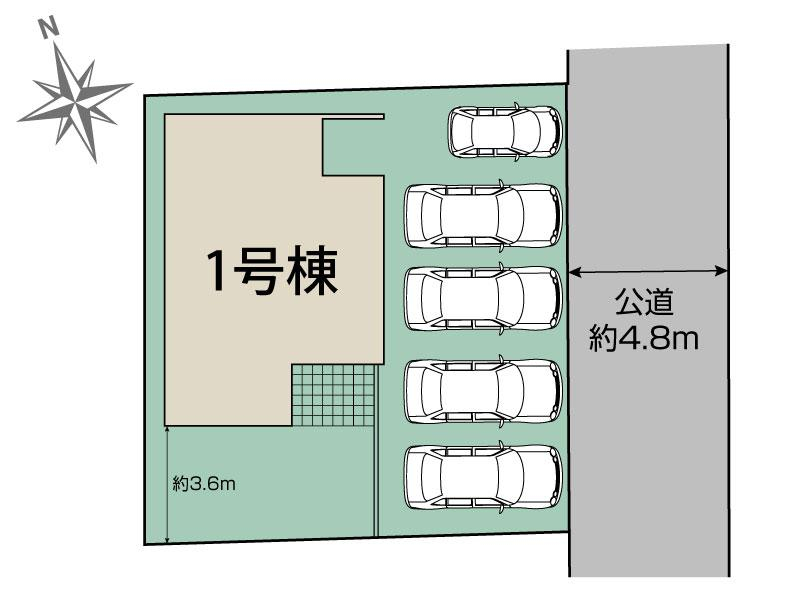 豊田市井上町4丁目1棟 区画図
