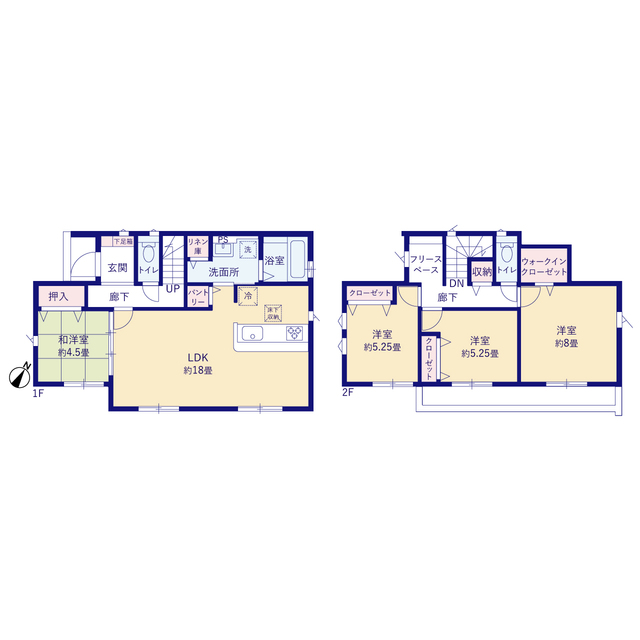 グラファーレ4359相模原市相模台１２期１棟の見取り図
