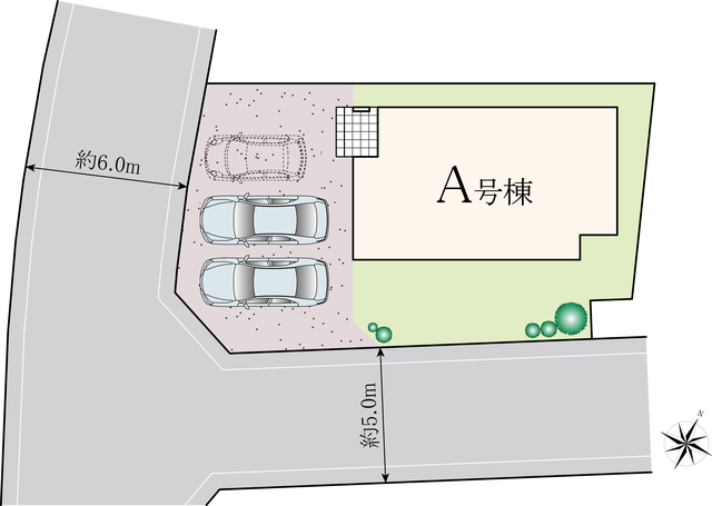 ハートフルタウン八王子泉町7期の見取り図