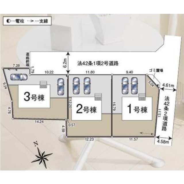 クレイドルガーデン川越市菅間 第3の見取り図