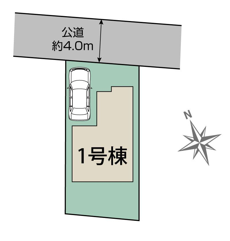 ブルーミングガーデン三鷹市新川２丁目１棟の見取り図