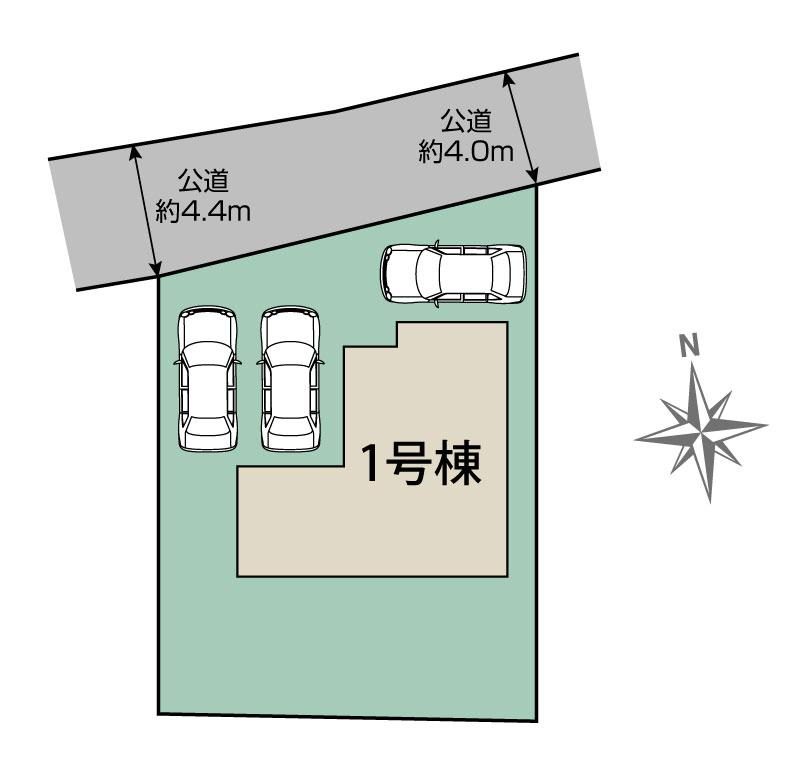 島田市中河町1棟 区画図
