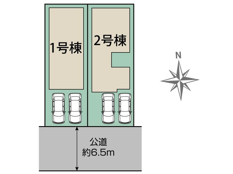 名古屋市中川区水里5丁目2棟 区画図