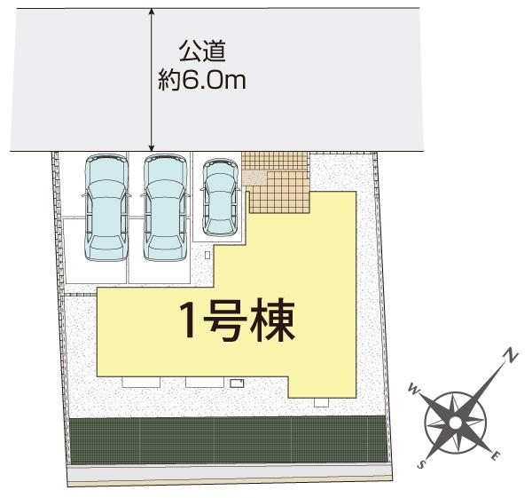 佐倉市城1棟 区画図