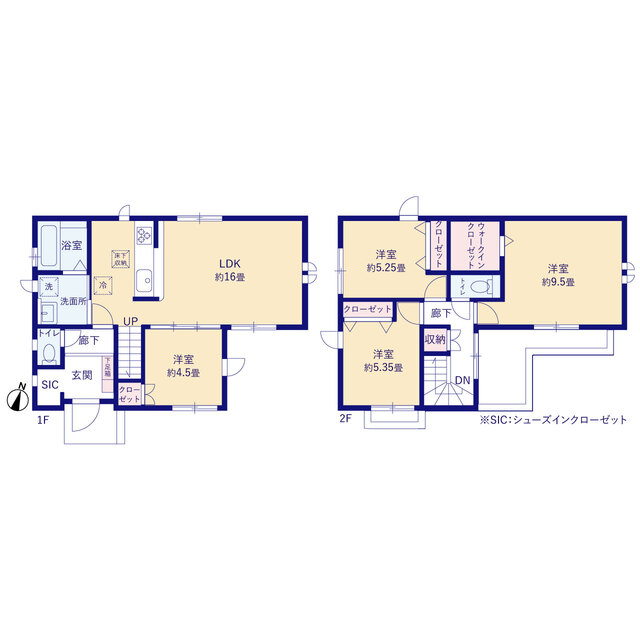 グラファーレ4257志木市中宗岡２０期１棟の見取り図