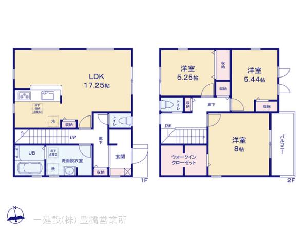 リーブルガーデン豊川市東豊町２丁目５９期の見取り図
