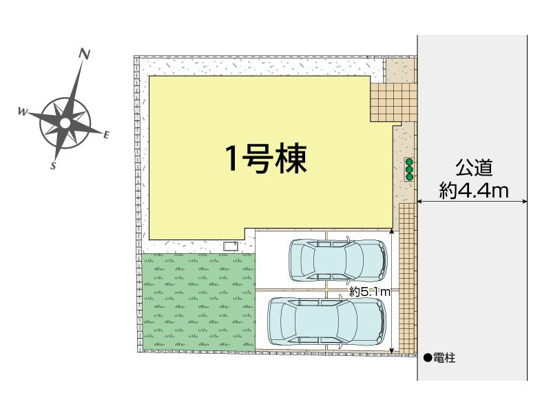 横浜市旭区白根7丁目1棟 区画図