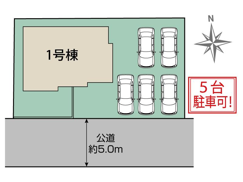 ブルーミングガーデン愛西市諸桑町東浦２期１棟の見取り図