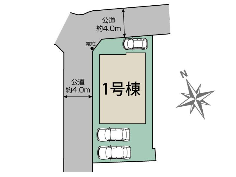 ブルーミングガーデン千葉市花見川区作新台３丁目１棟の見取り図