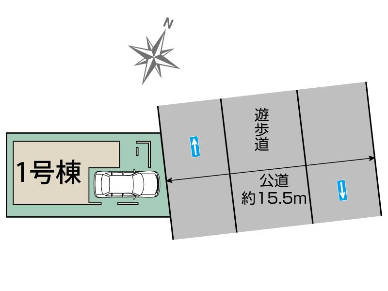 志木市中宗岡1丁目 区画図