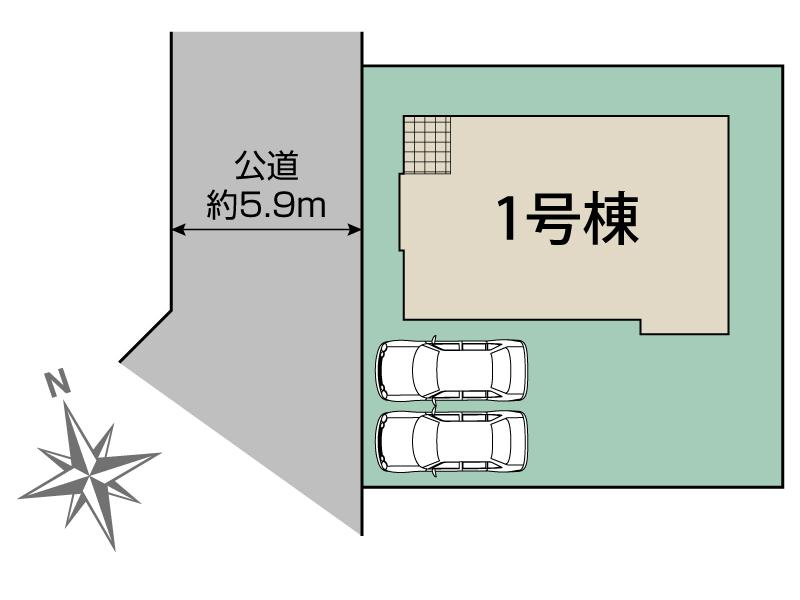 ブルーミングガーデン町田市金井６丁目１棟の見取り図