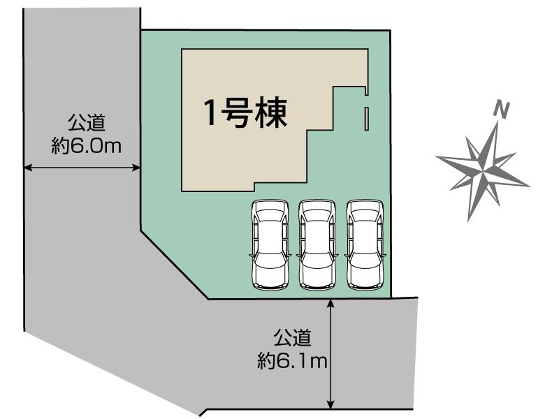 ブルーミングガーデン広島市佐伯区美鈴が丘南４丁目１棟の見取り図