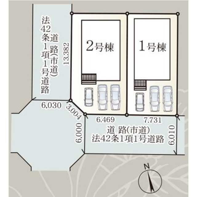 クレイドルガーデン大分市緑が丘 第2の見取り図